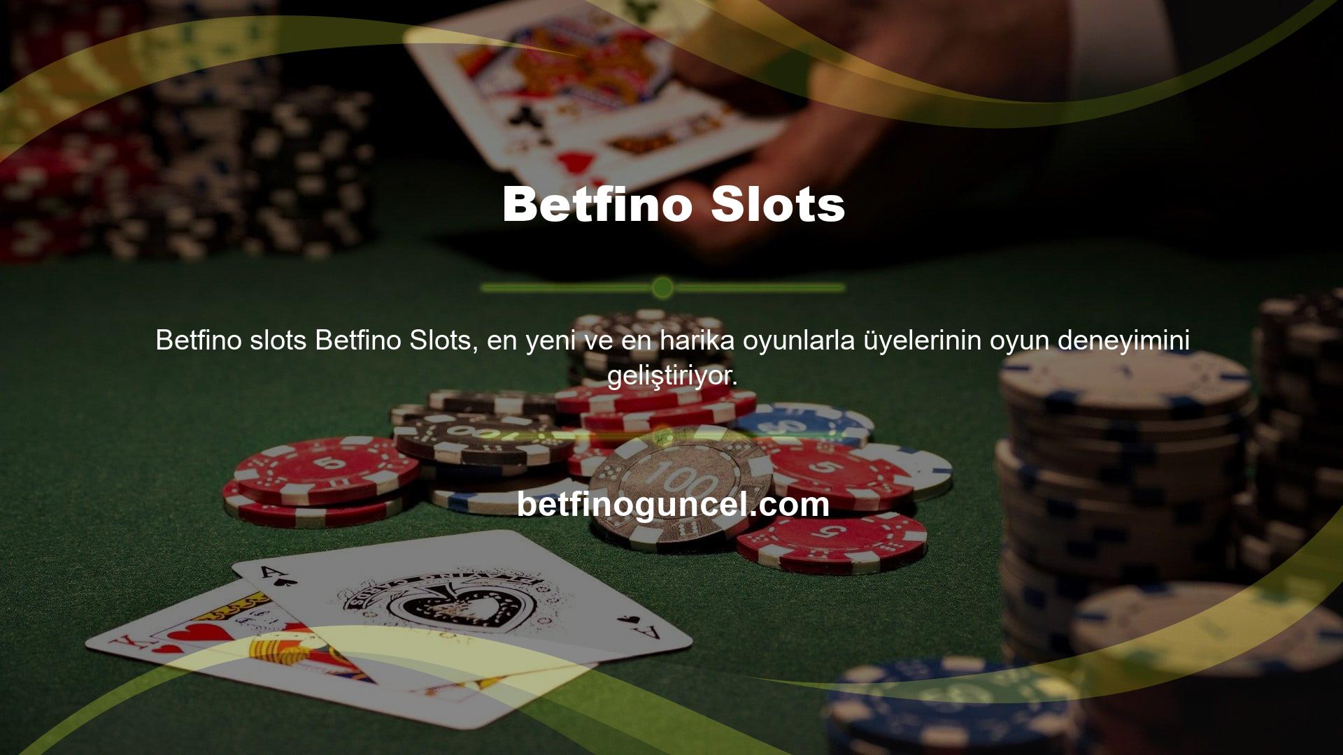 Casino sektöründeki slot makineleri her zaman yüksek kazanç ve bonuslar sunan oyunlardır